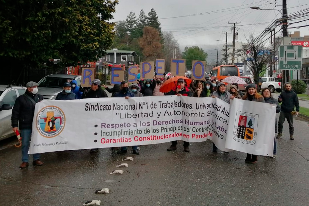 Huelga del Sindicato de Trabajadores de la UACh vivirá jornada clave